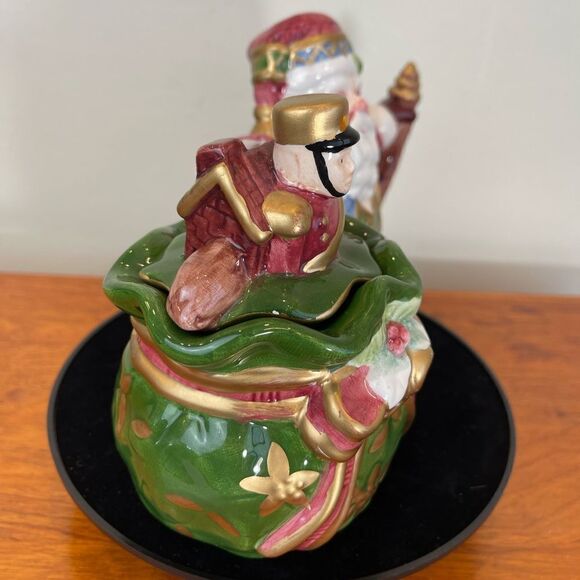 Ceramic creamer and sugar bowl set || Christmas creamer || Christmas sugar bowl - Picture 6 of 14